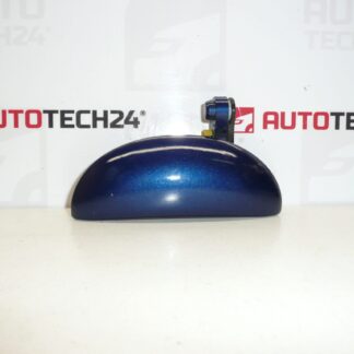 Maçaneta da porta dianteira esquerda Citroën C1 Peugeot 107 azul met. 9101AK