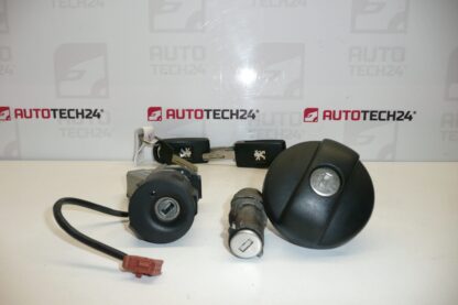 Conjunto de fechaduras, 2 chaves Peugeot 307 4162KH