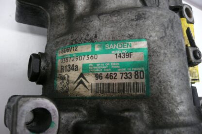 Compressor de ar condicionado Sanden SD6V12 1439F 9646273380 6453KS