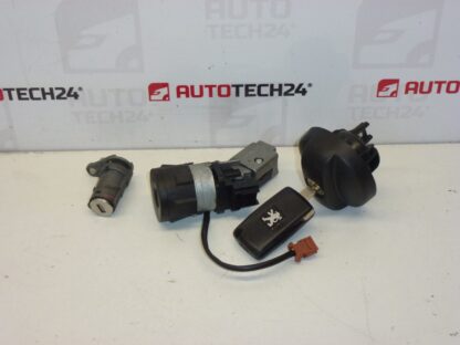 Conjunto de fechaduras 1 chave Peugeot 307 4162JC 4162KG