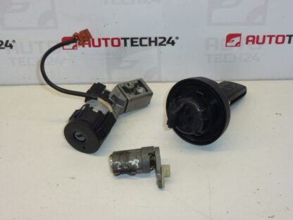 Conjunto de fechaduras 1 chave Peugeot 307 4162JC 4162KG