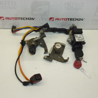 Conjunto de fechaduras, caixa de interruptores + 2 chaves Peugeot 406 4162Y5 4162R7