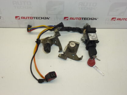 Conjunto de fechaduras, caixa de interruptores + 2 chaves Peugeot 406 4162Y5 4162R7