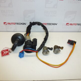 Conjunto de fechaduras + 1 chave Citroën Xsara 4162RY 4162Z4