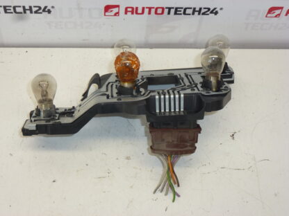 Soquete da lâmpada traseira direita com peça de fiação Citroën Xsara 6351P0