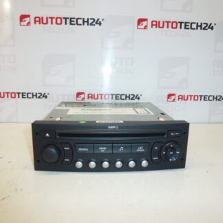 Auto-rádio com CD MP3 Citroën Peugeot 9663080277 657903