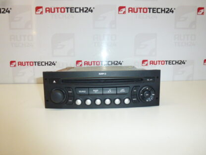 Auto-rádio com CD MP3 Citroën Peugeot 96627394XT 6564ZG