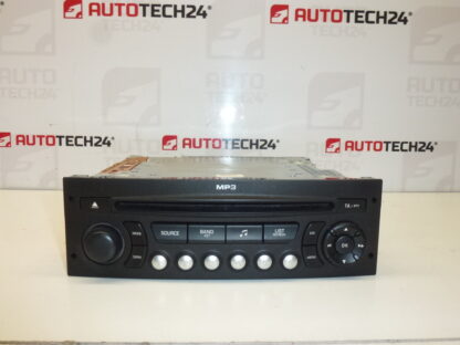 Auto-rádio com CD MP3 Citroën Peugeot 96643698XT 657919