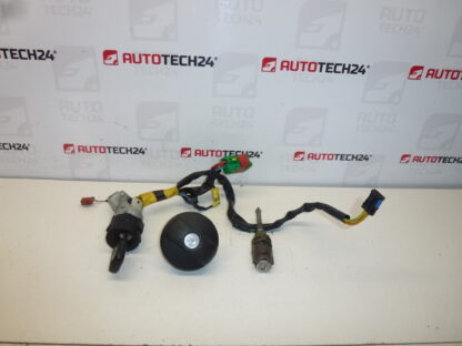 Conjunto de fechadura 1 chave Citroën C2 C3 4162AG 4162AH 4162CR