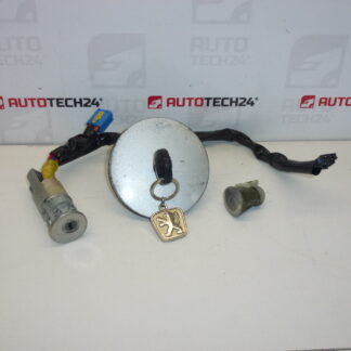 Conjunto de fechaduras Peugeot 206 1 chave 4162EZ 4162NR