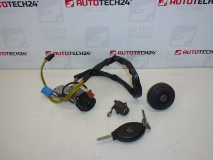 Conjunto fechadura + uma chave Citroën C5 01-07 4162Z0 4162CE