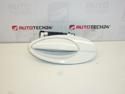 Puxador da porta traseira esquerda Citroën C5 I e II 9631831077 9101S7 branco