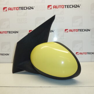 Retrovisor esquerdo amarelo Citroën C1 Peugeot 107 87940-0H010 87940-0H011