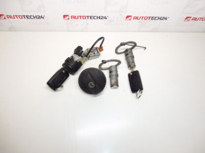 Conjunto de fechadura Citroën C8 Peugeot 807 + 2 chaves 4162KQ 4162KF