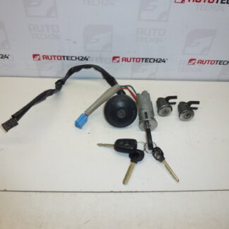 Conjunto de fechadura 2 chaves Citroën Xsara Picasso 4162HK 4162FF 4162CK