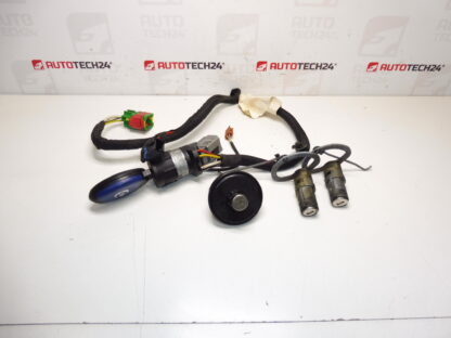 Conjunto de fechadura Citroën Peugeot Fiat + 1 chave 4162Y3 4162Y2