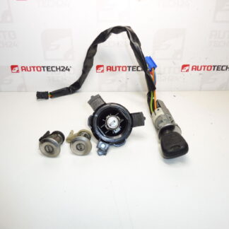 Conjunto de fechadura Peugeot 206 206+ 1 chave 4162NR 4162EZ