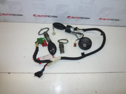 Conjunto de fechaduras Citroën C8 + 2 chaves 4162Y4 4162Y2