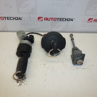 Conjunto de fechaduras e 2 chaves Citroën Peugeot 4162SS 4162KF 4162XT