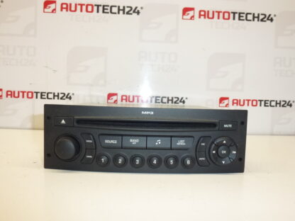 Rádio carro CD Citroën Peugeot PSA RD45 T88 MP3 USB Bluetooth 98145511ZD