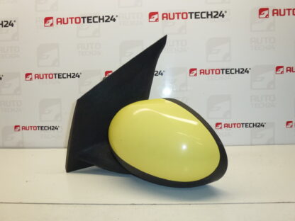 Retrovisor esquerdo amarelo Citroën C1 Peugeot 107 87940-0H010 87940-0H011