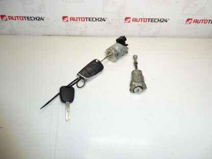 Conjunto de fechaduras e 2 chaves Citroën 9801984780 4162PT